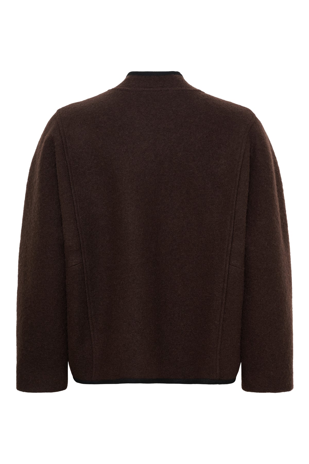 Hill ls wool jacket, Dark Brown