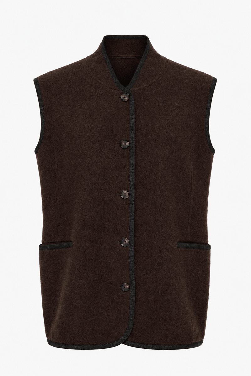 Hill waistcoat, Dark Brown