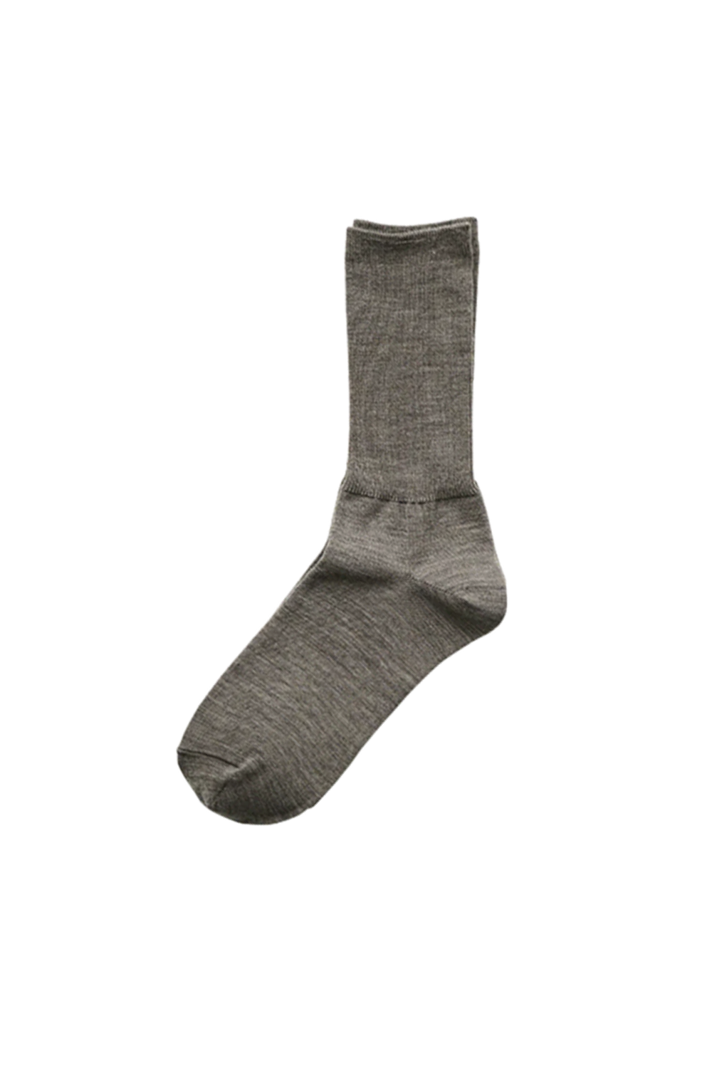HK0104 Merino Wool Ribbed Socks, Oatmeal