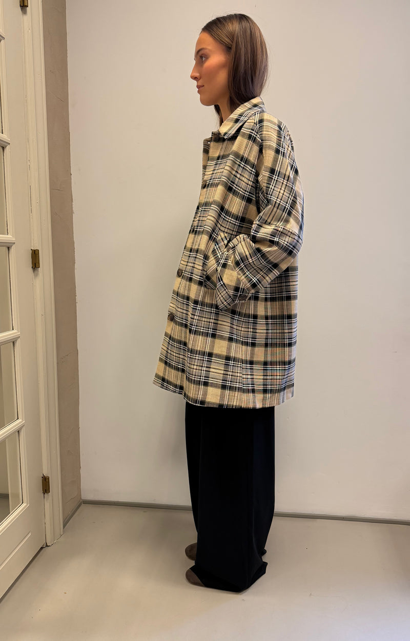 Summer Long Jacket, Big Check