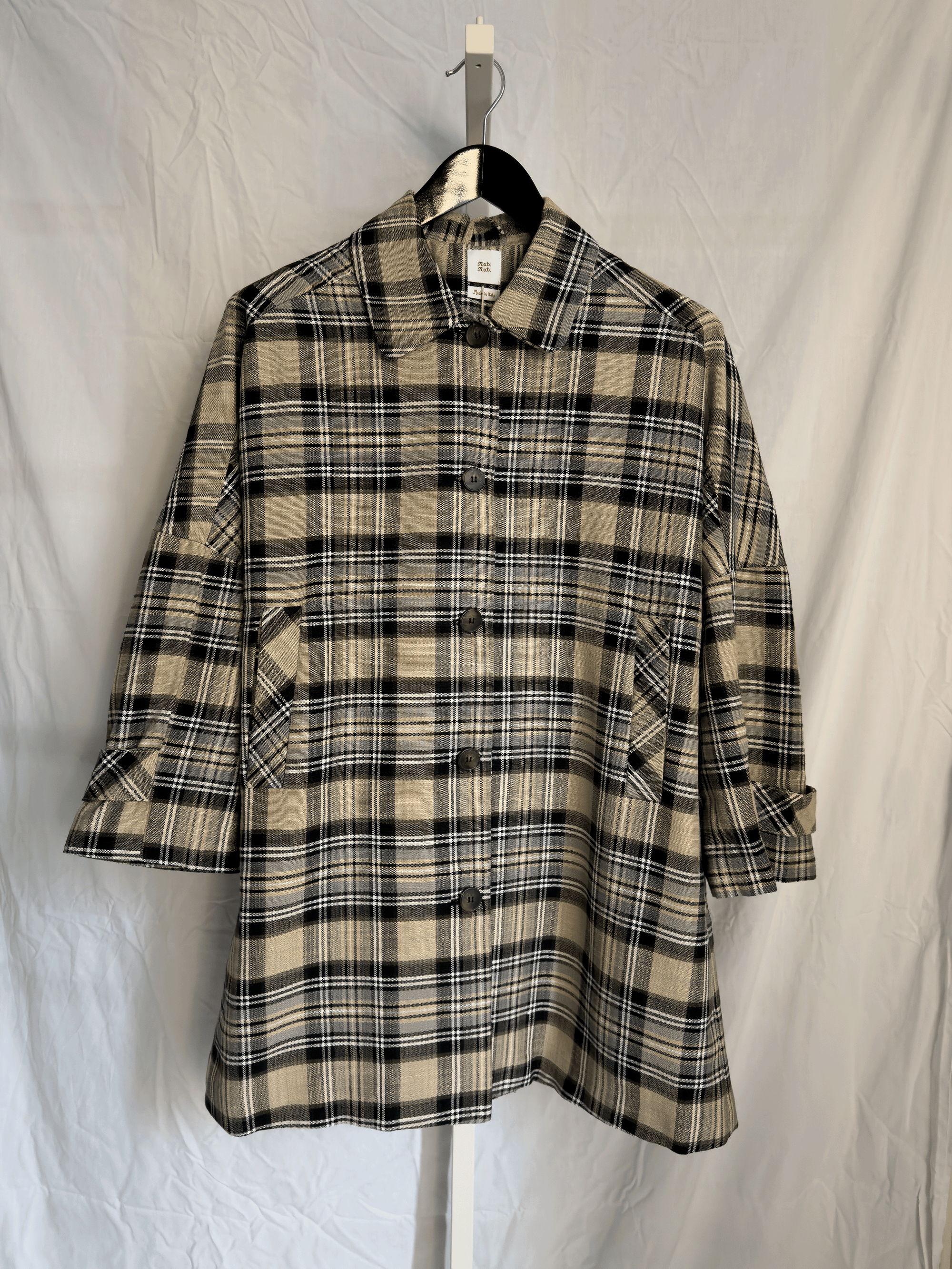 Summer Long Jacket, Big Check