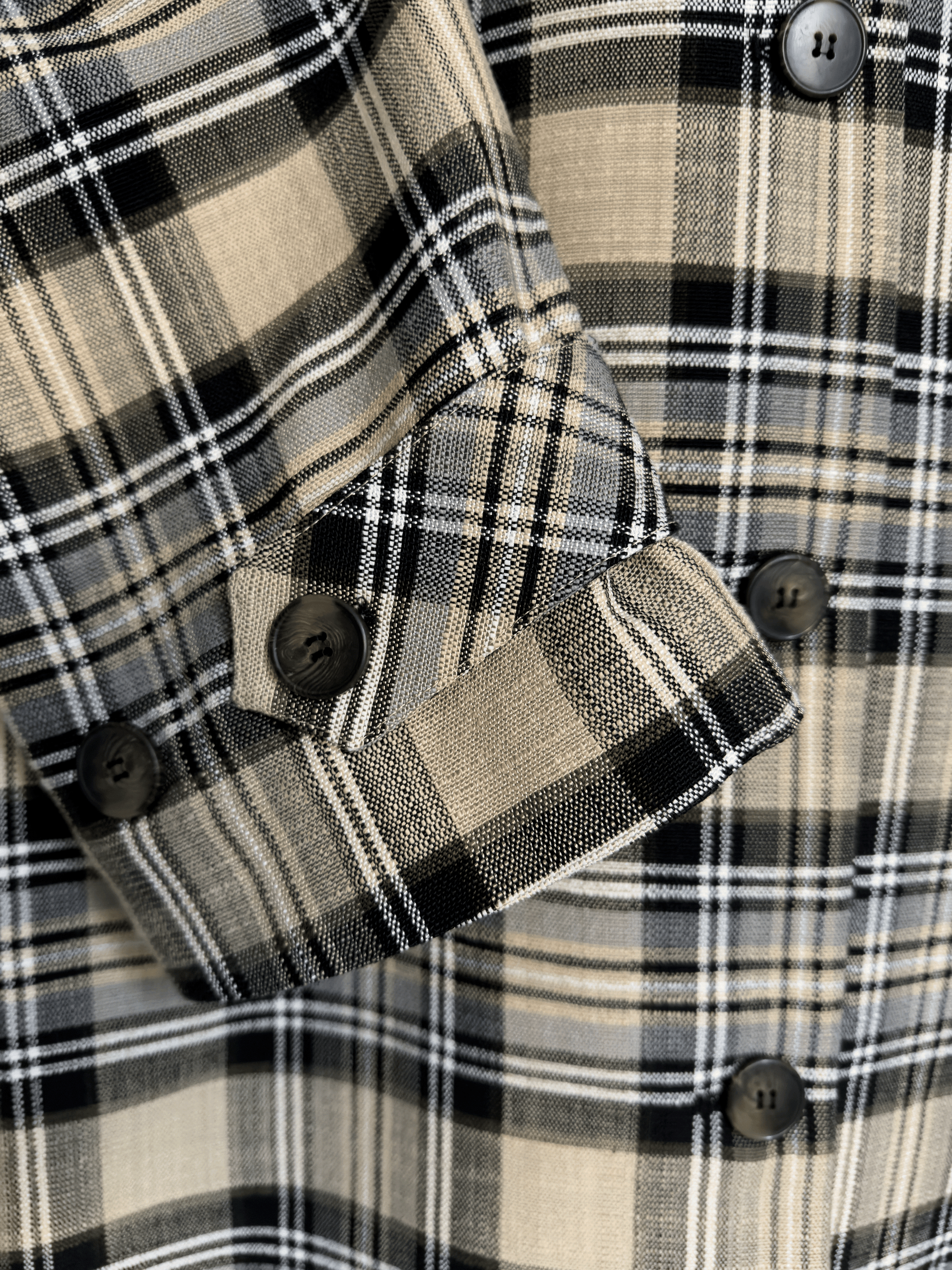 Summer Long Jacket, Big Check