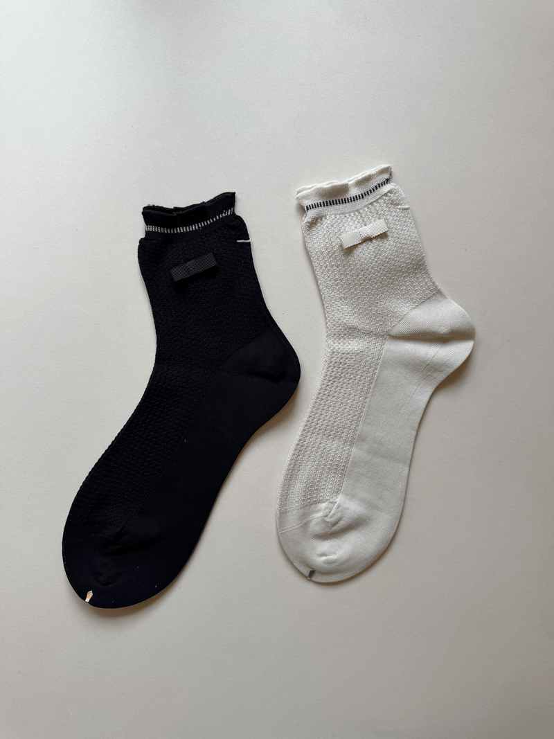 Anp 109A, Waffle w.ribbon, Ivory