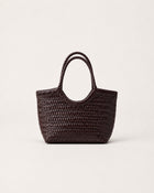 Håndflettet mini taske