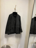 Oilskin Jacket, Dark Brown