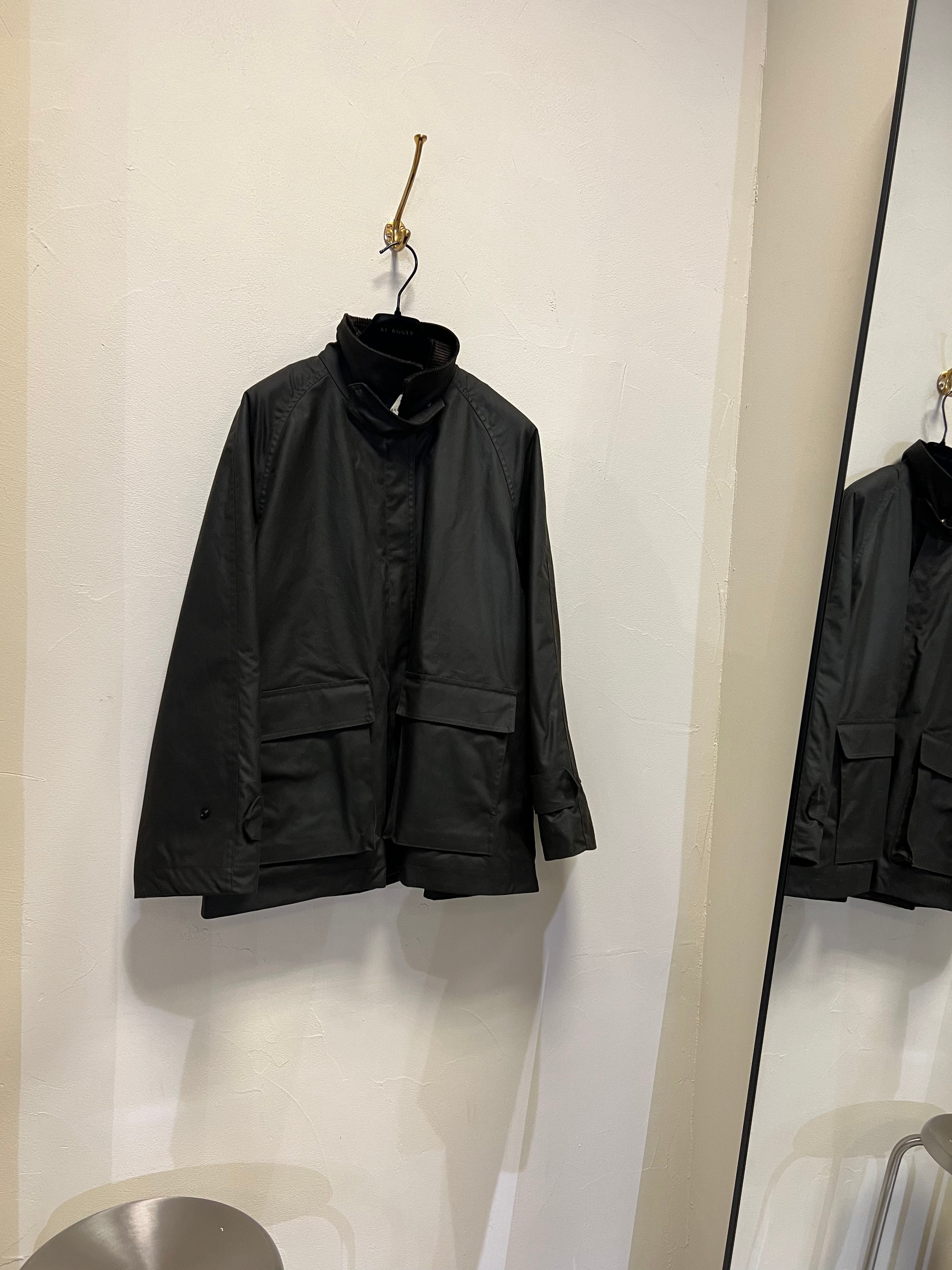 Oilskin Jacket, Dark Brown