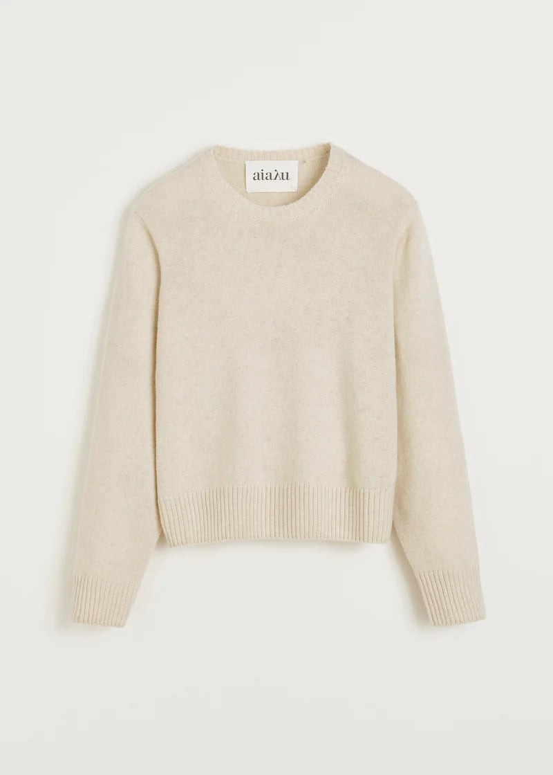 Inga Sweater, Pure Ecru