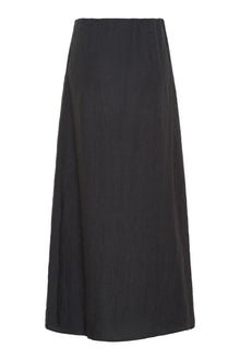 Jose long skirt, Black Washed