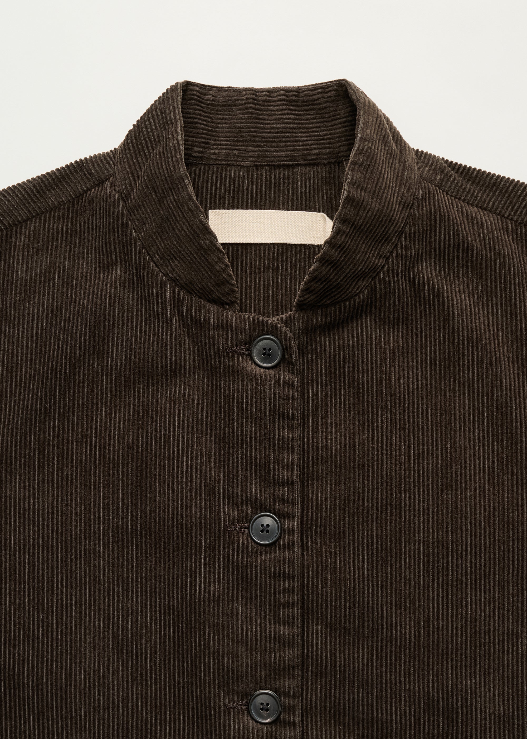 Jacy Jacket Corduroy Smokey Brown detalje