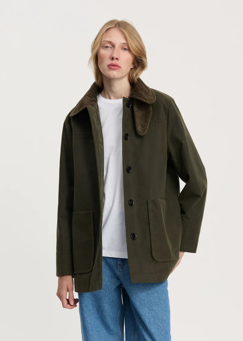 Jamie Jacket Ripstop Oilskin, Archive Olive