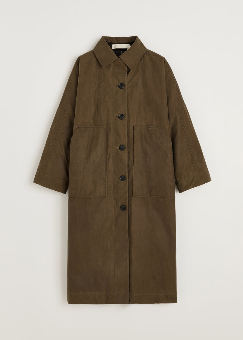 Jay Coat Ripstop – Bark