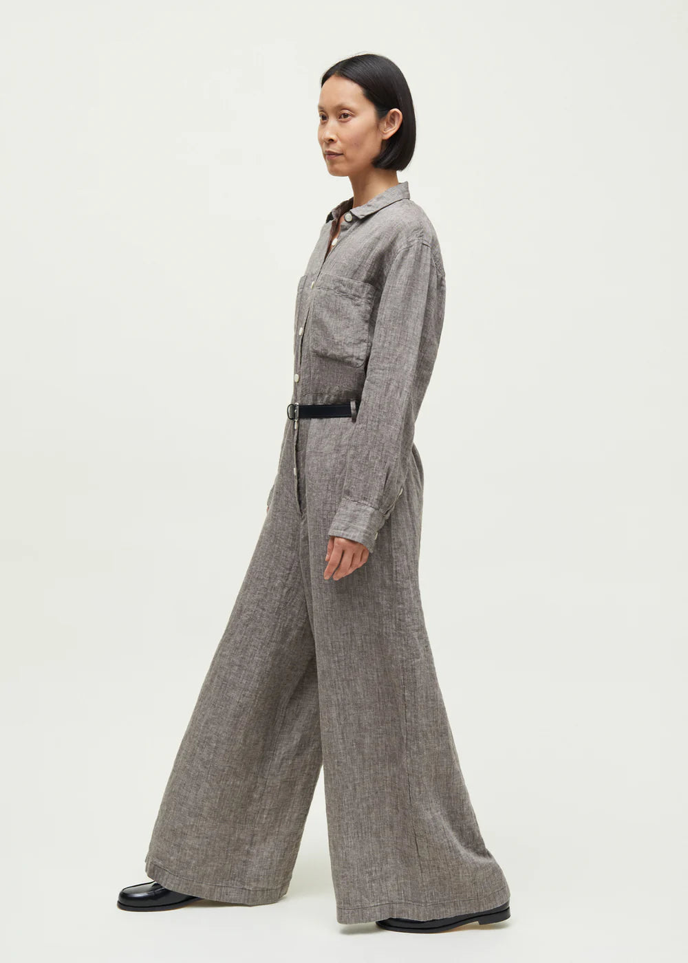 Jumpsuit Linen, Brown