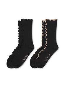 Proem Parades Kusama Socks sort 2-pak