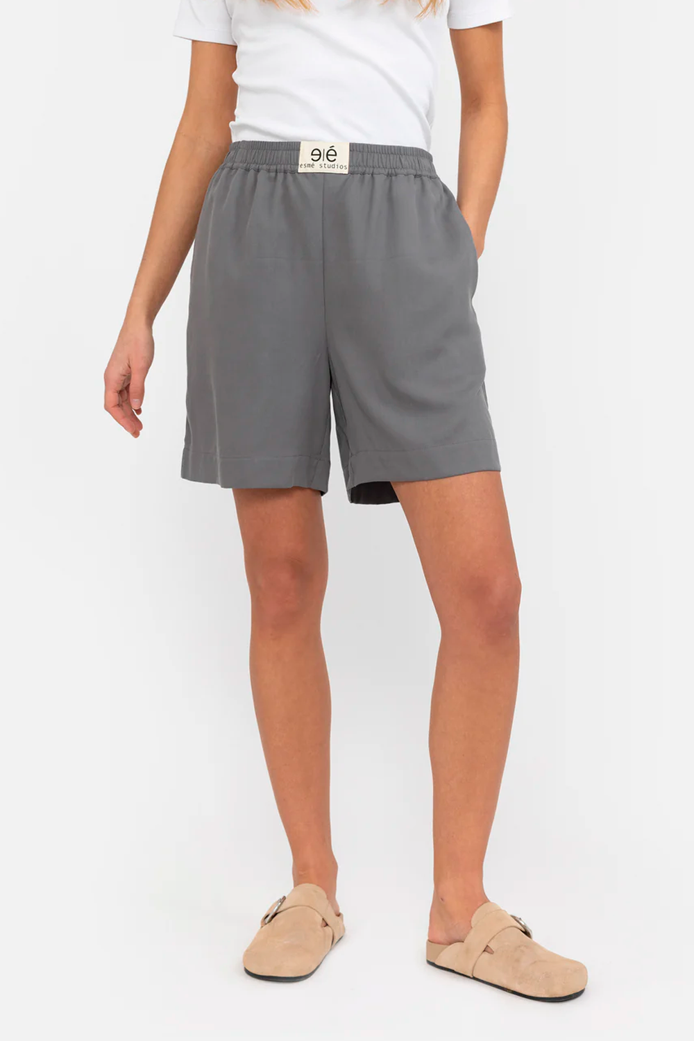 Lica Shorts, Charcoal Gray