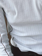 Lucia bluse jacquard detalje