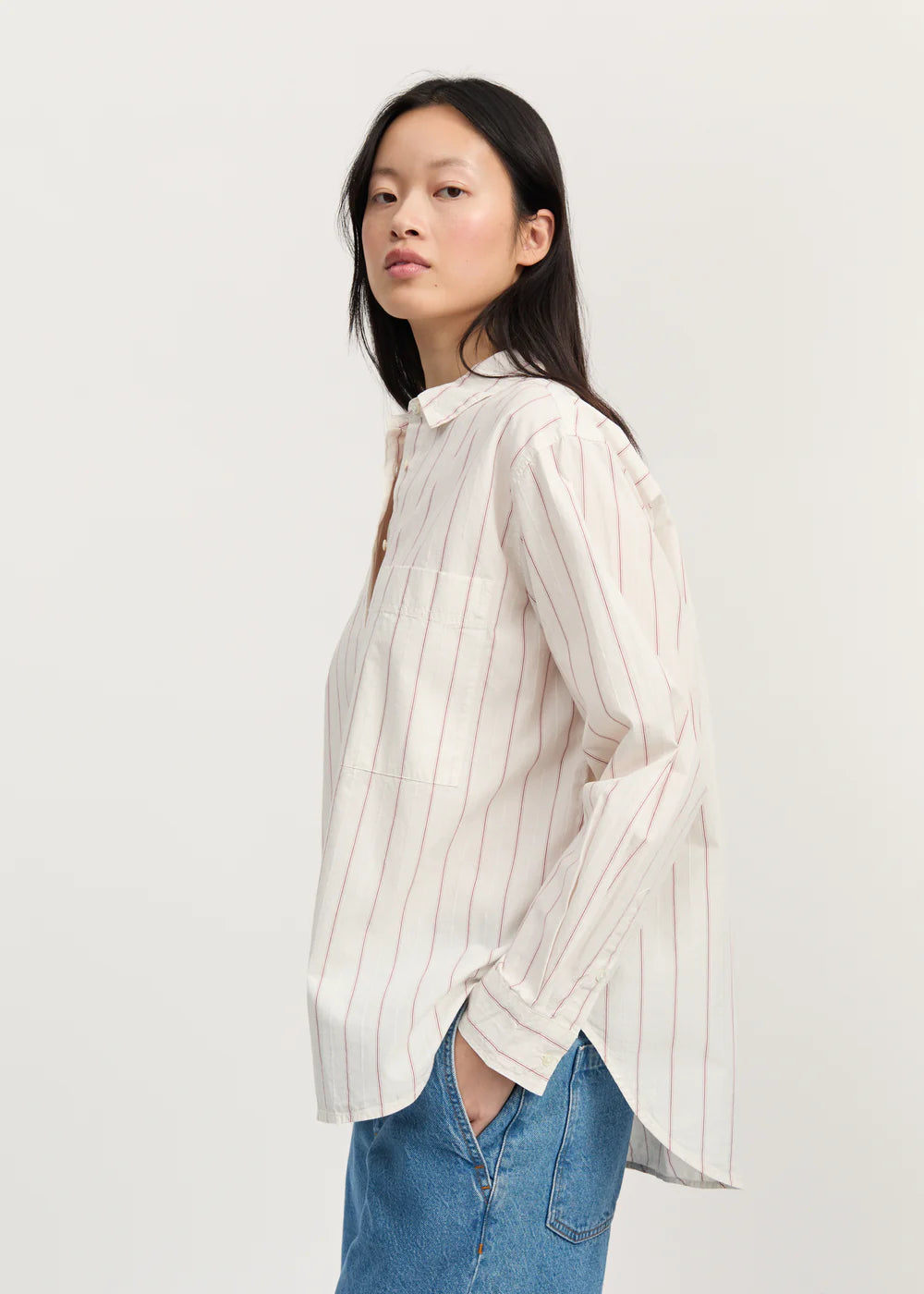 Lynette Shirt Champetra, Mix Merlot