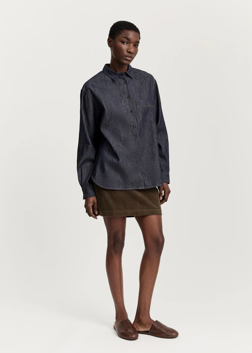 Lynette Shirt Denim, Classic Blue