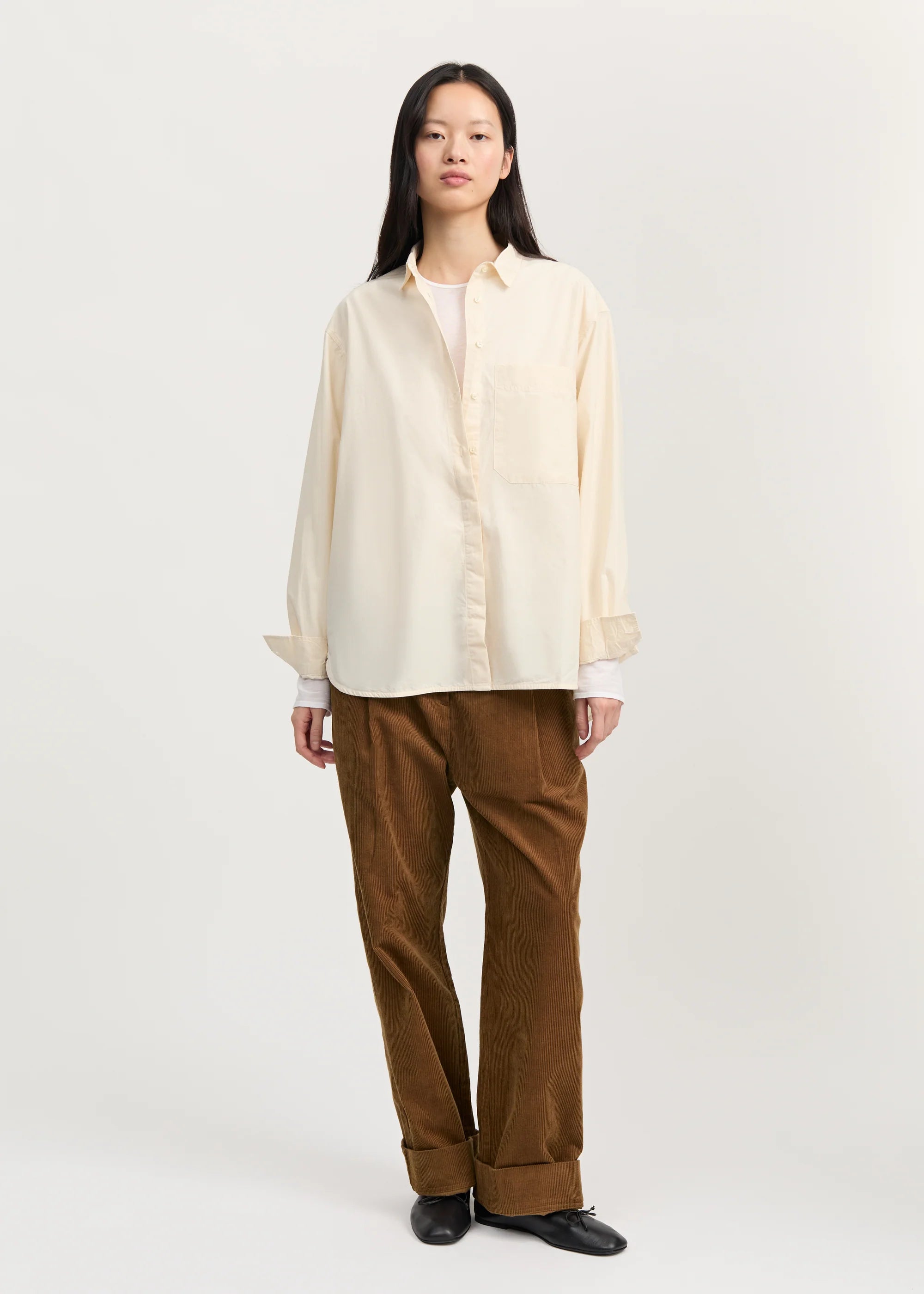 Lynette Shirt, Pure Ecru