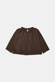 Magrethe LS Tie Top, Brown