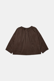 Magrethe LS Tie Top, Brown