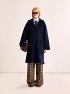 Astrid Long Coat, Navy