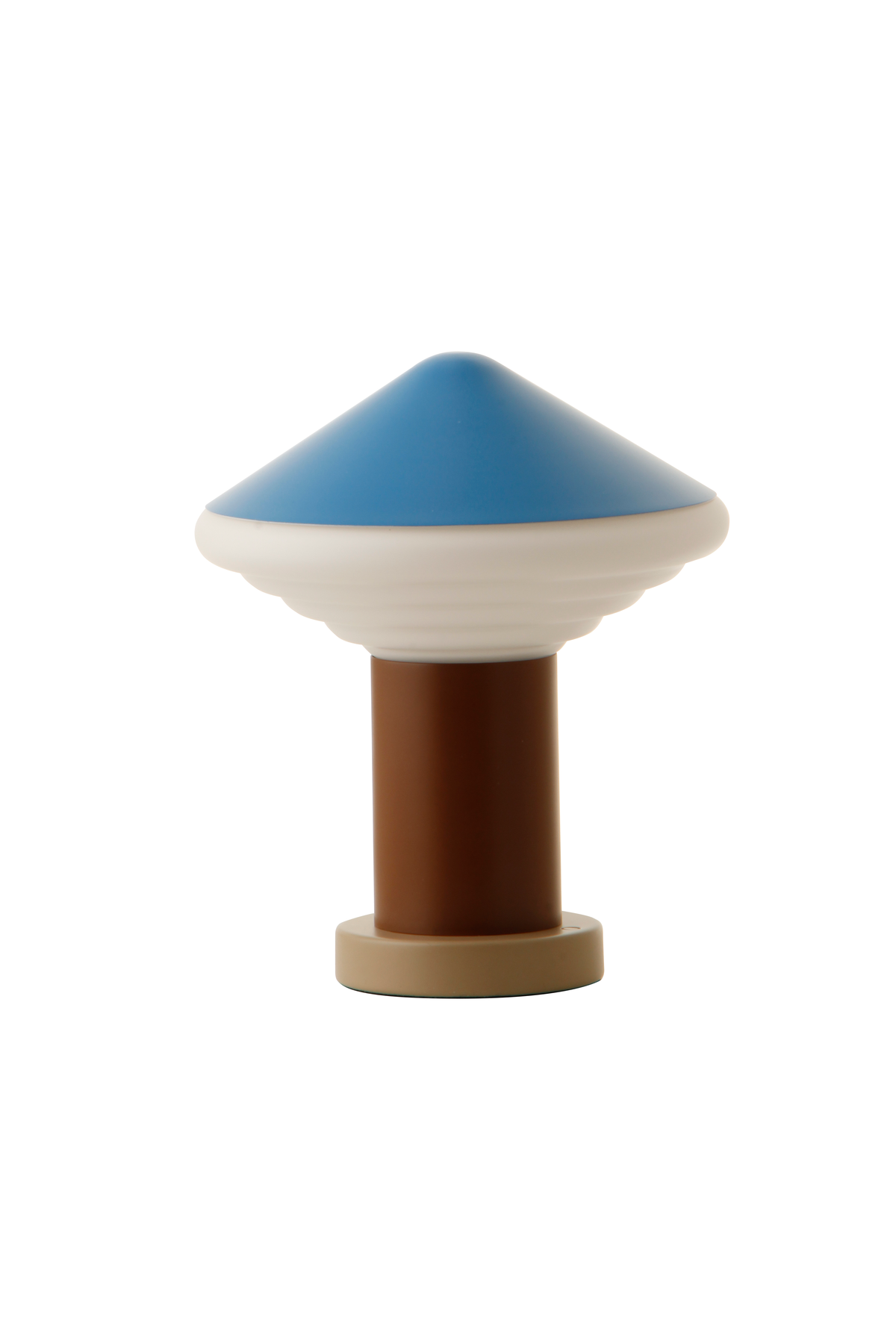 Whipped portable lampe Sky Blue tændt