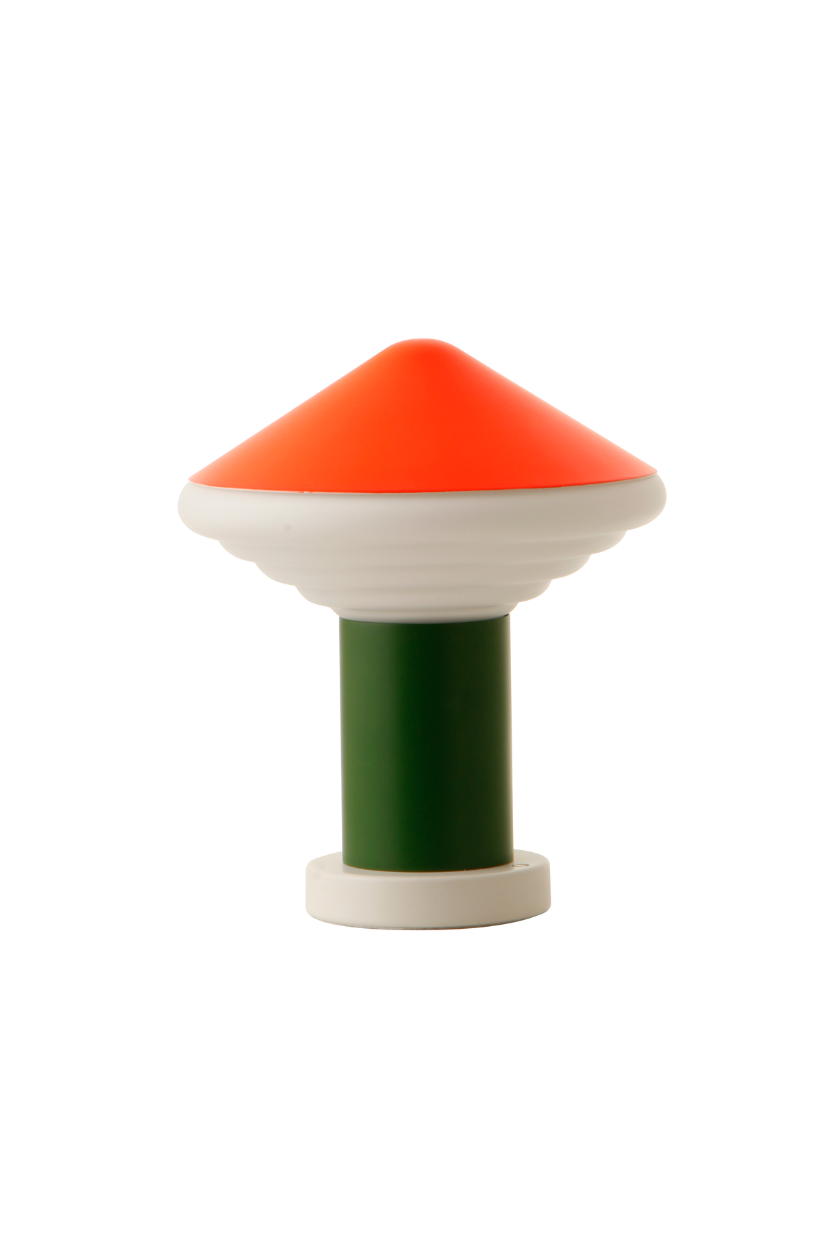 Whipped portable lampe orange tændt
