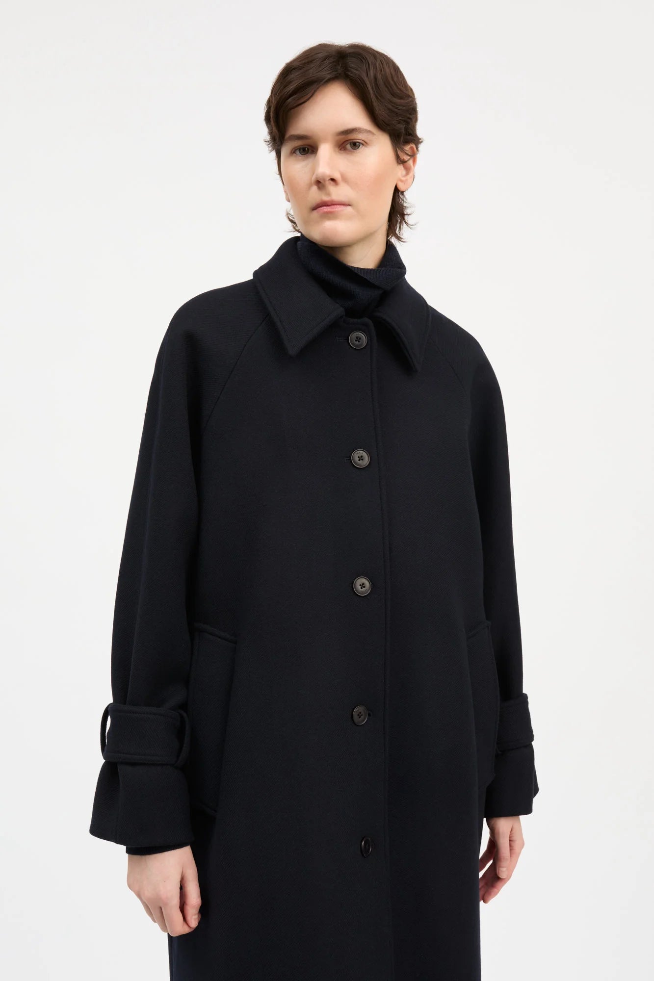 Macy Coat, Dark Navy