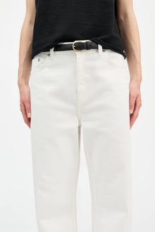 Maddy Straight Jeans, Off White