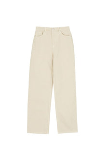 Maddy straight jeans, Beige