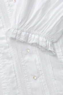 Magnolia short sleeve blouse, Optic White