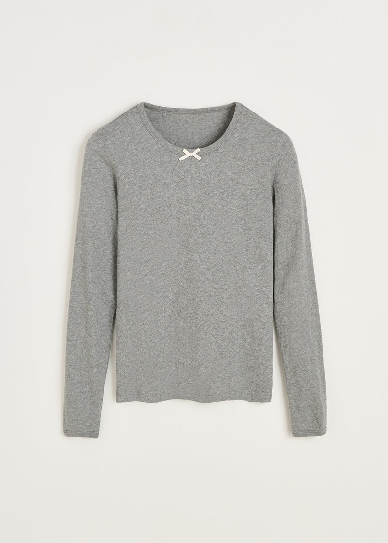 Messhu Long Sleeve Melange 3254, Grey Melange