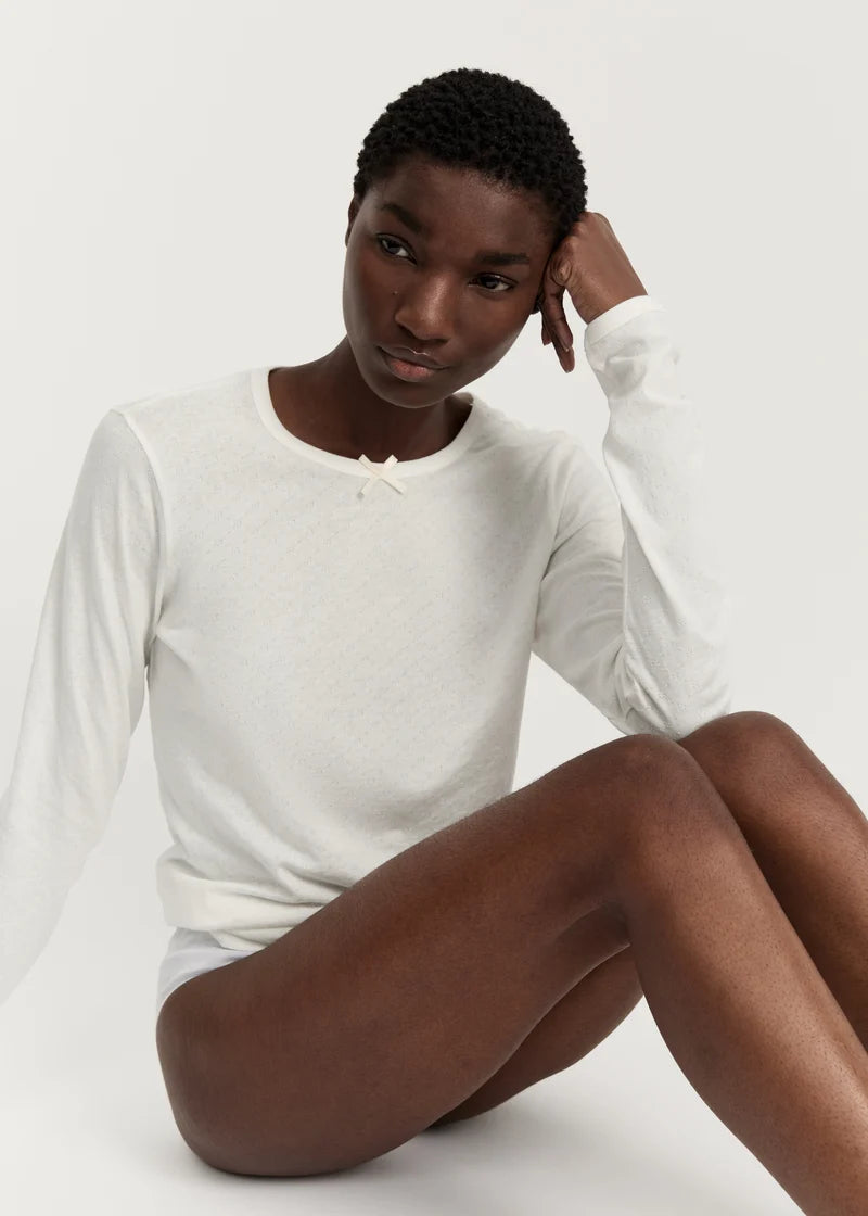 Messhu Long Sleeve, Pure Ecru