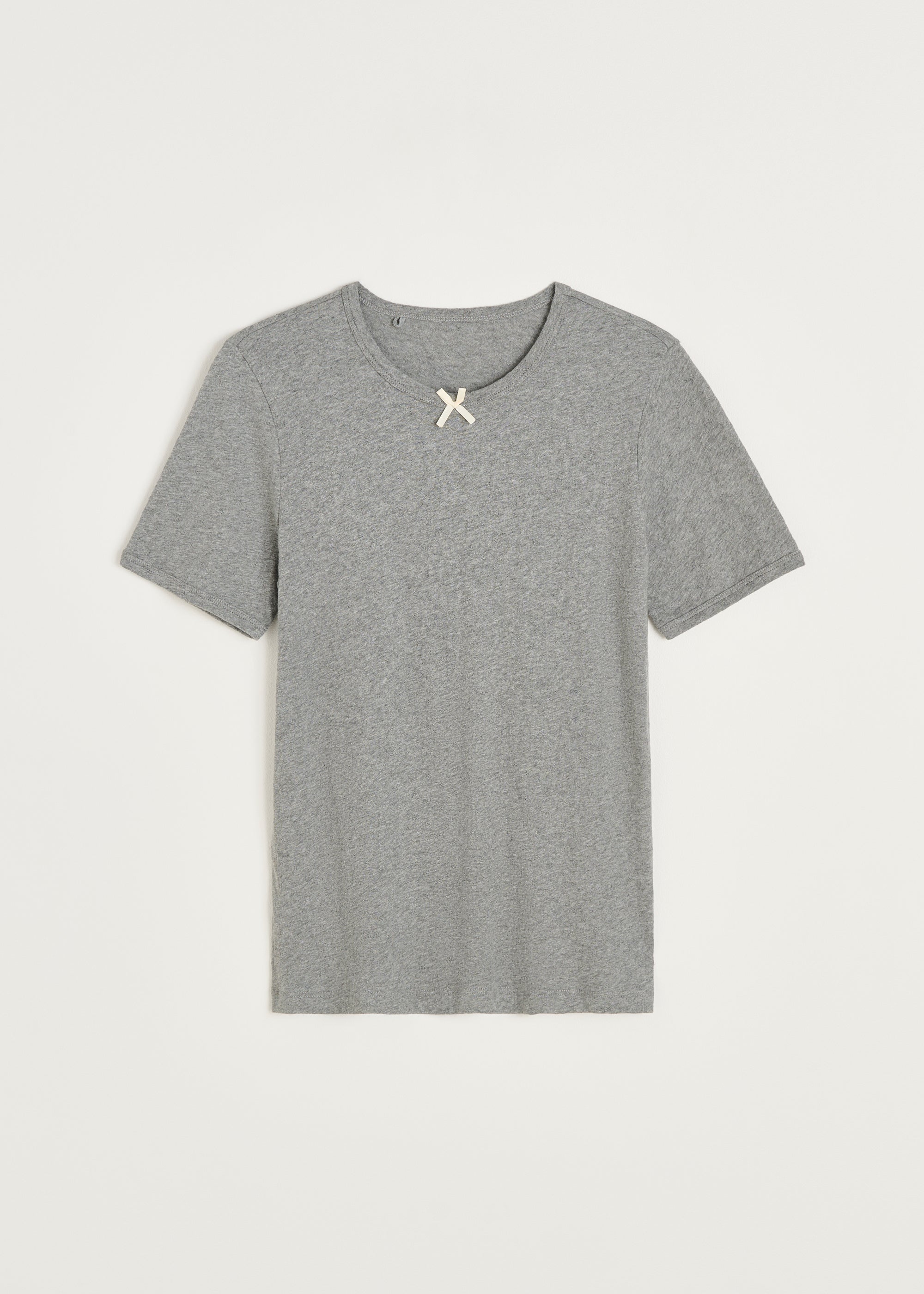 Messhu Tee Melange 3253, Grey Melange