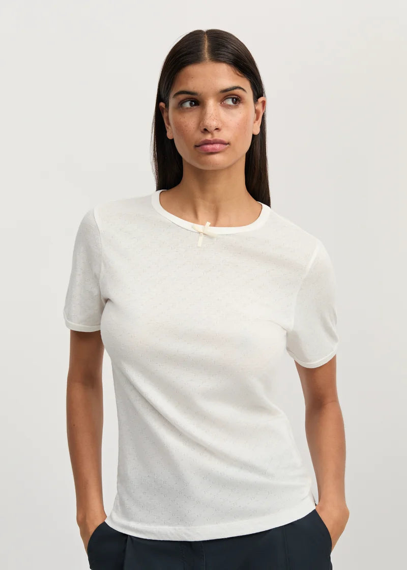 Messhu tee, Pure Ecru