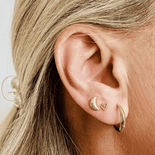 Mini Croissant Ørering, 18K GOLD