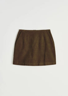 Mini Skirt Corduroy, Bark