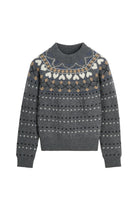 Misty Jumper, Grey jacquard