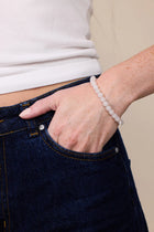 Moonstone armbånd, 6mm