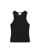 Nellie Knit Tank Top, Black