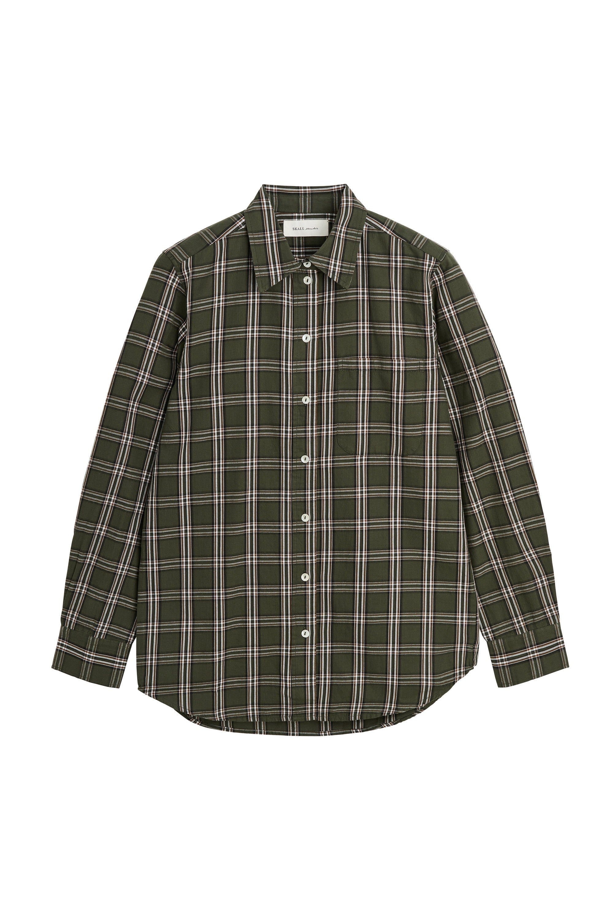 Nico shirt, Green/White check