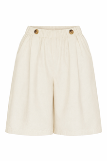 Irissa Wide Shorts, White Sand