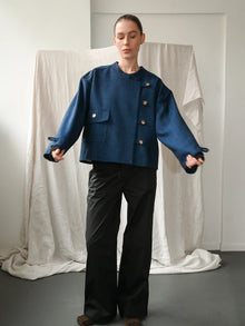 Mimi Indigo Wool Jacket,