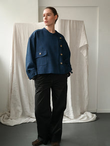 Mimi Indigo Wool Jacket,
