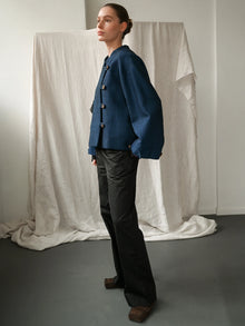 Mimi Indigo Wool Jacket,