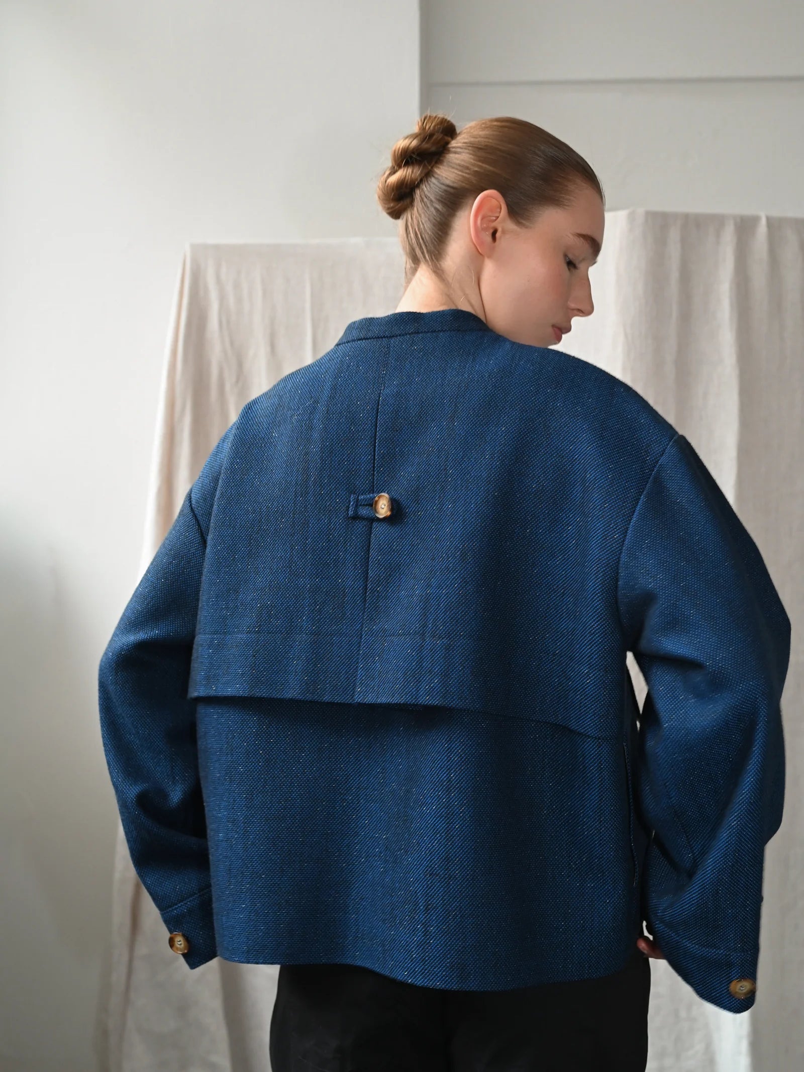 Mimi Indigo Wool Jacket,