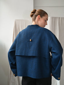 Mimi Indigo Wool Jacket,