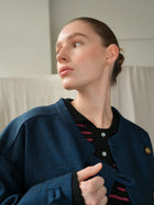 Mimi Indigo Wool Jacket,