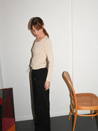 Nellie LS Blouse, Ecru