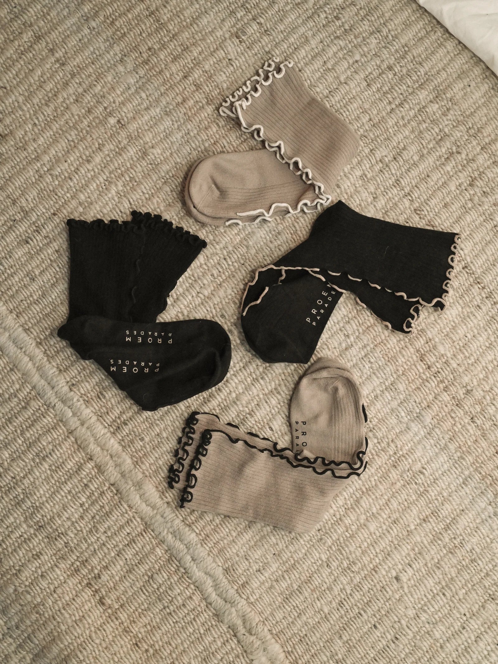 Kusama Socks 2 pack, Beige